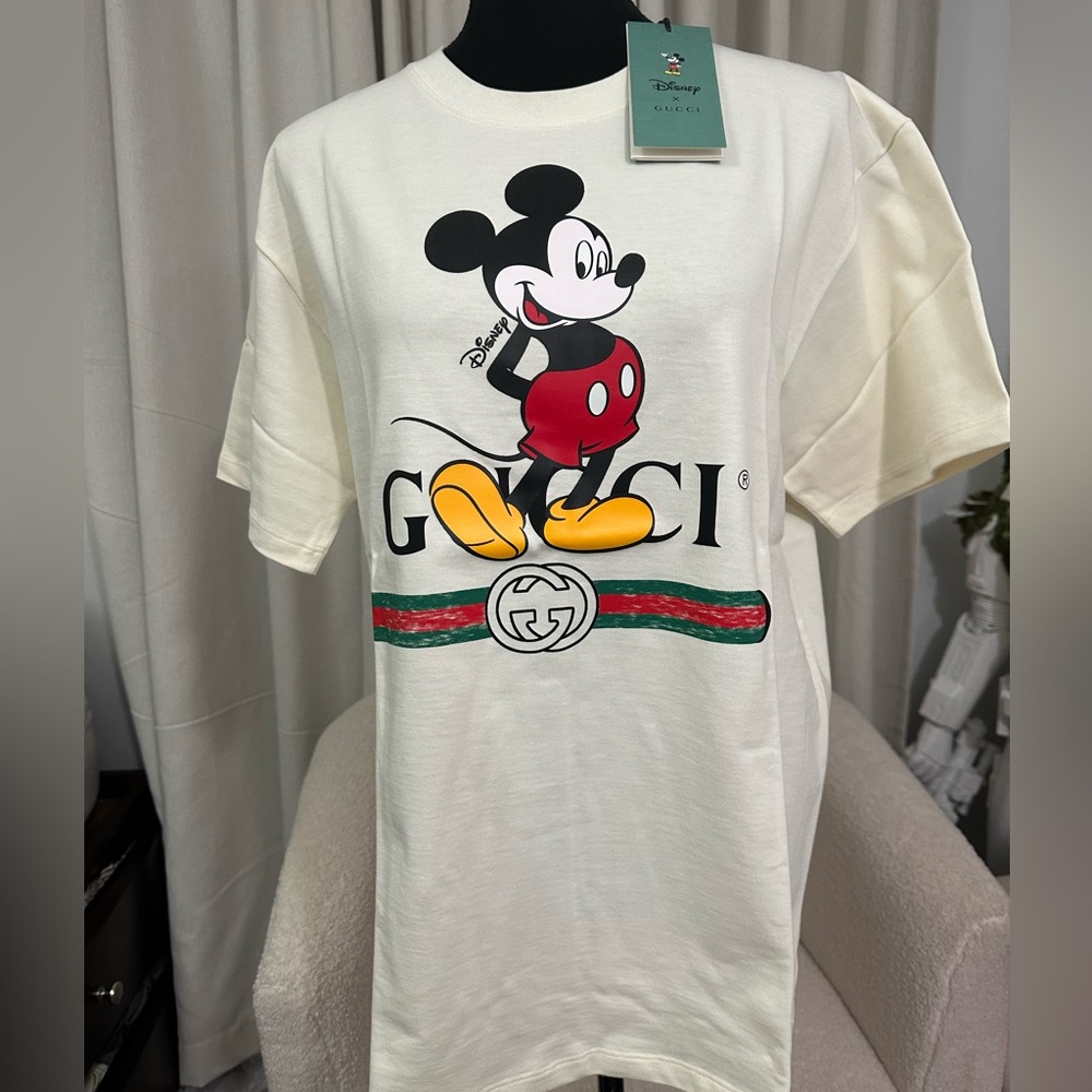 Gucci x Disney Mickey Mouse Unisex T-shirt Size M - Picture 3 of 12